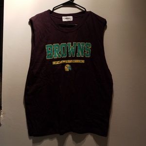 Brown tank top